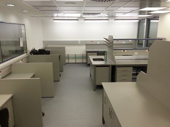 Setting up a lab in an office building in Tel Aviv